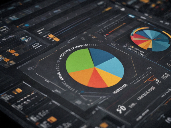 体育数据分析界面上显示统计图表与数据指标的画面
